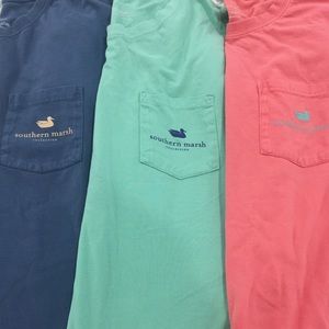 Bundle of 3 Southern Marsh short sleeve T-shirt’s